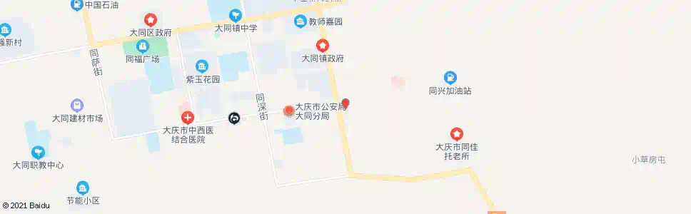大庆大同路口_公交站地图_大庆公交_妙搜公交查询2025