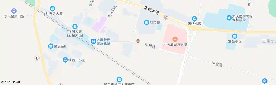 大庆中九队_公交站地图_大庆公交_妙搜公交查询2025
