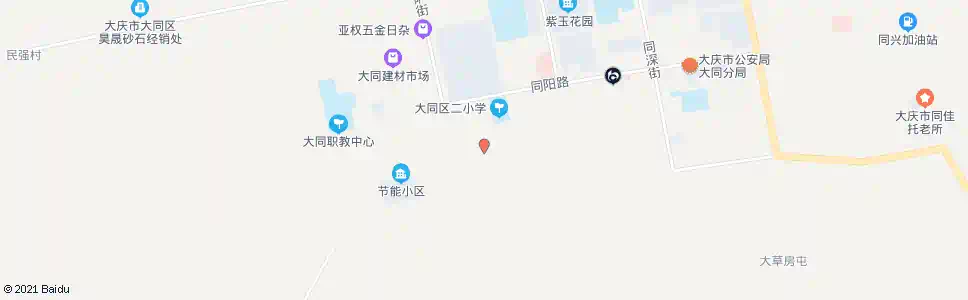 大庆同民街口_公交站地图_大庆公交_妙搜公交查询2025