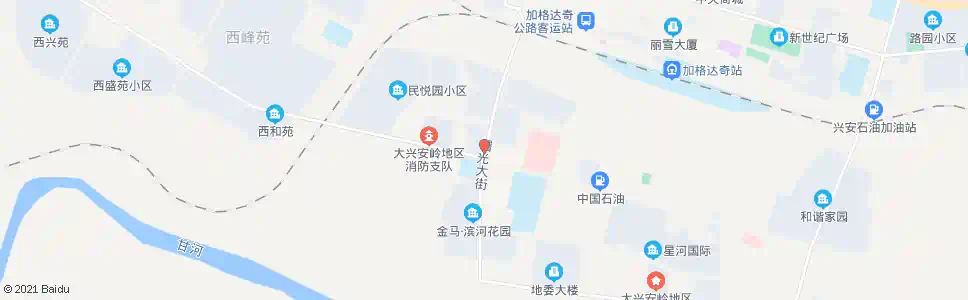 大兴安岭营林大厦_公交站地图_大兴安岭公交_妙搜公交查询2025