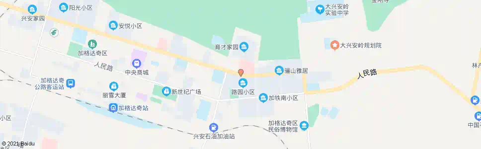 大兴安岭铁路医院_公交站地图_大兴安岭公交_妙搜公交查询2025