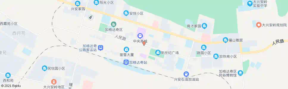 大兴安岭百货大楼_公交站地图_大兴安岭公交_妙搜公交查询2025