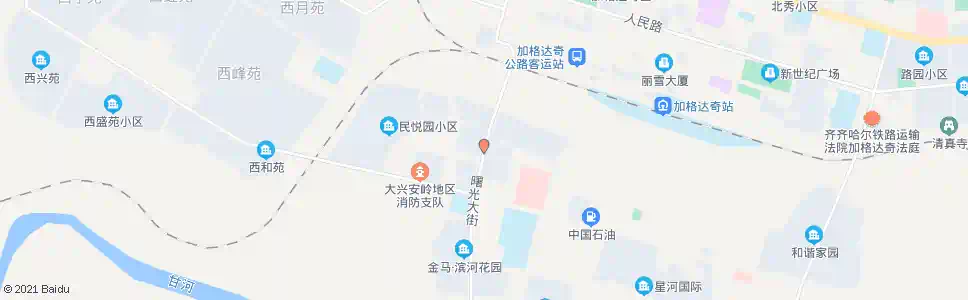 大兴安岭康庄小区_公交站地图_大兴安岭公交_妙搜公交查询2025