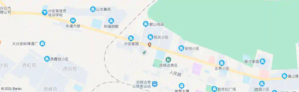 大兴安岭阳光小区_公交站地图_大兴安岭公交_妙搜公交查询2025