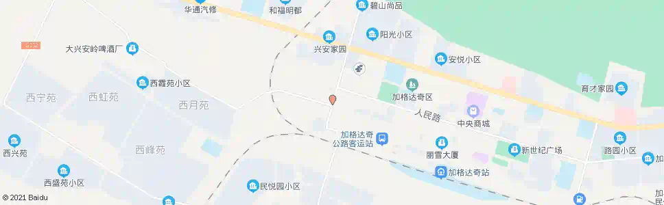 大兴安岭煤建路口_公交站地图_大兴安岭公交_妙搜公交查询2025