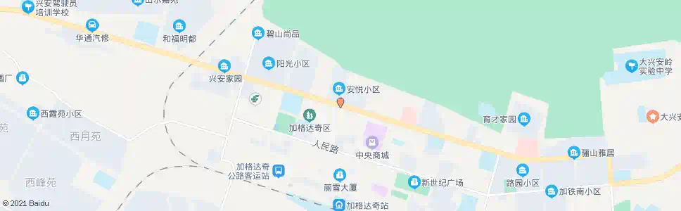 大兴安岭安悦小区_公交站地图_大兴安岭公交_妙搜公交查询2025