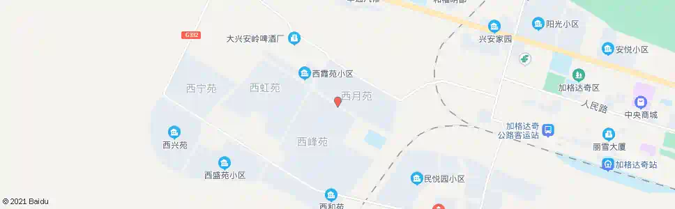 大兴安岭日月天幼儿园_公交站地图_大兴安岭公交_妙搜公交查询2025
