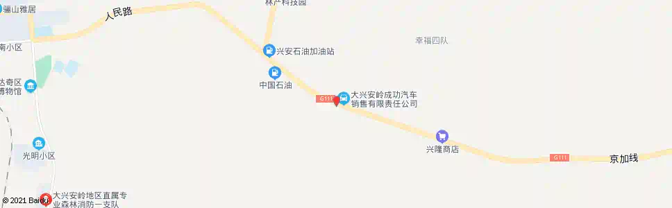 大兴安岭百盛蓝莓_公交站地图_大兴安岭公交_妙搜公交查询2025