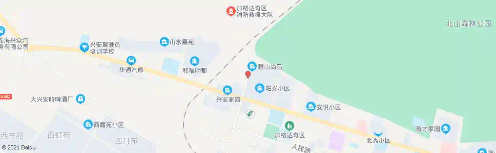 大兴安岭北奇神药业_公交站地图_大兴安岭公交_妙搜公交查询2025