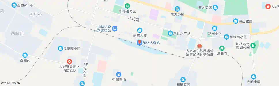大兴安岭火车站_公交站地图_大兴安岭公交_妙搜公交查询2025