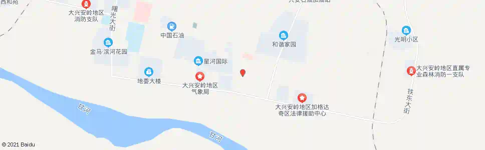 大兴安岭森警支队_公交站地图_大兴安岭公交_妙搜公交查询2025