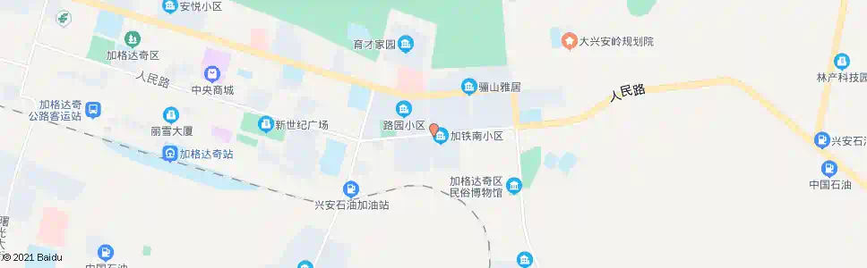 大兴安岭铁路小市场_公交站地图_大兴安岭公交_妙搜公交查询2025