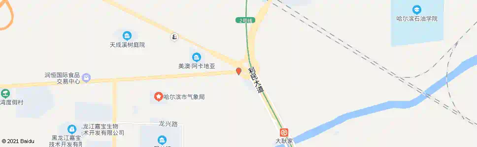 哈尔滨葡萄王国_公交站地图_哈尔滨公交_妙搜公交查询2025