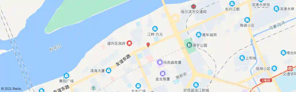 哈尔滨道外十六道街_公交站地图_哈尔滨公交_妙搜公交查询2025