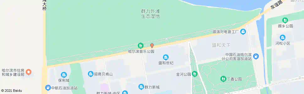 哈尔滨友谊西路兴江路口_公交站地图_哈尔滨公交_妙搜公交查询2025