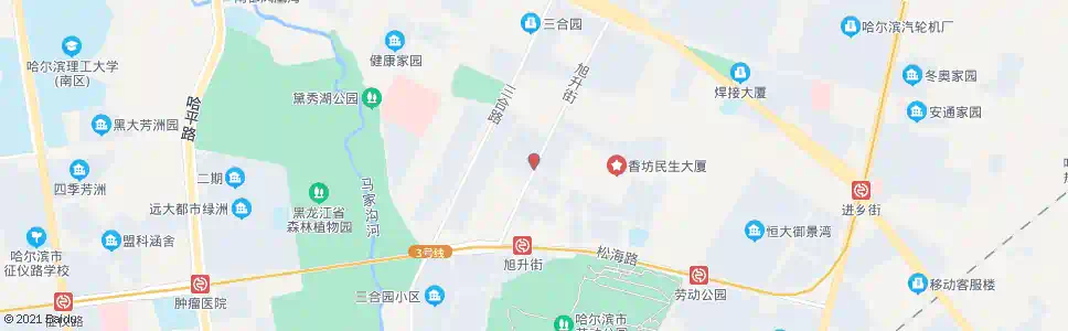 哈尔滨联旭街_公交站地图_哈尔滨公交_妙搜公交查询2025