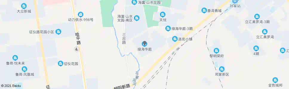 哈尔滨绿海华庭小区_公交站地图_哈尔滨公交_妙搜公交查询2025