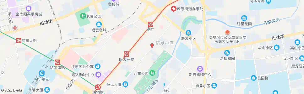 哈尔滨辽阳街_公交站地图_哈尔滨公交_妙搜公交查询2025