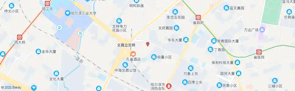 哈尔滨文化街_公交站地图_哈尔滨公交_妙搜公交查询2025