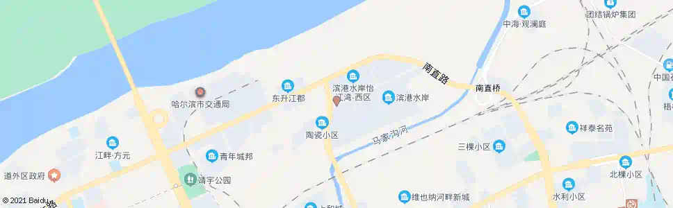 哈尔滨红旗大街(北环路路口)_公交站地图_哈尔滨公交_妙搜公交查询2025