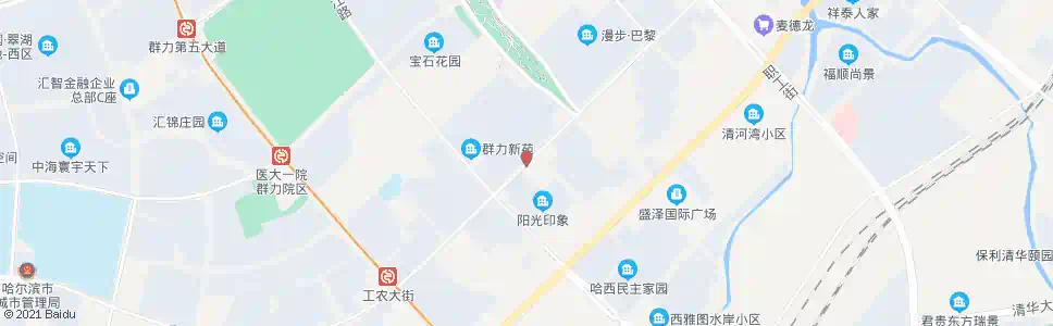 哈尔滨省五院(织布厂)_公交站地图_哈尔滨公交_妙搜公交查询2025