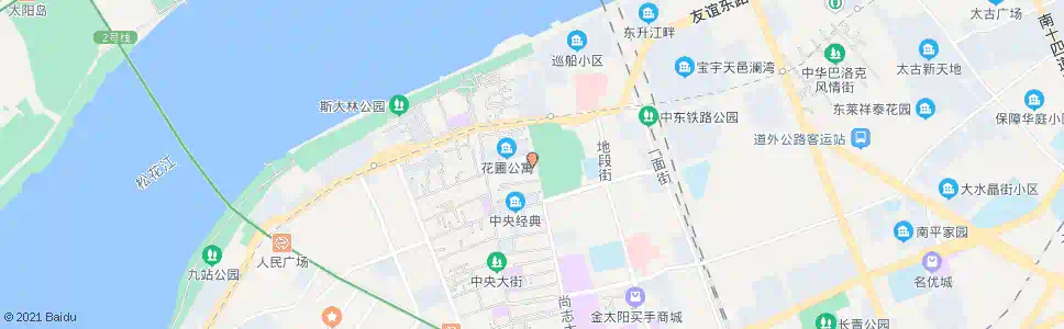 哈尔滨道里西二道街_公交站地图_哈尔滨公交_妙搜公交查询2025