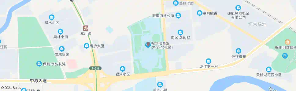 哈尔滨哈商大(北校区)_公交站地图_哈尔滨公交_妙搜公交查询2025