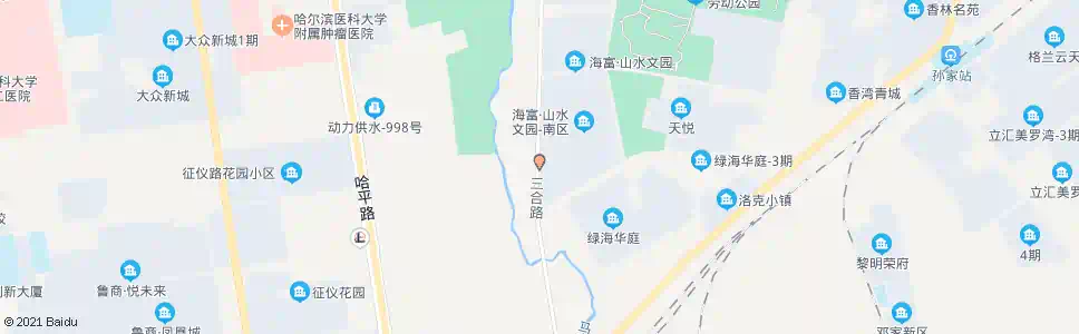 哈尔滨三合路(绥化路路口)_公交站地图_哈尔滨公交_妙搜公交查询2025