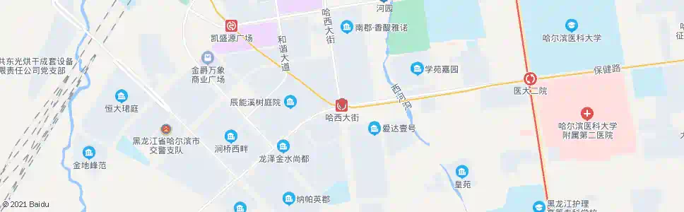 哈尔滨哈尔滨大街(哈西大街口)_公交站地图_哈尔滨公交_妙搜公交查询2025