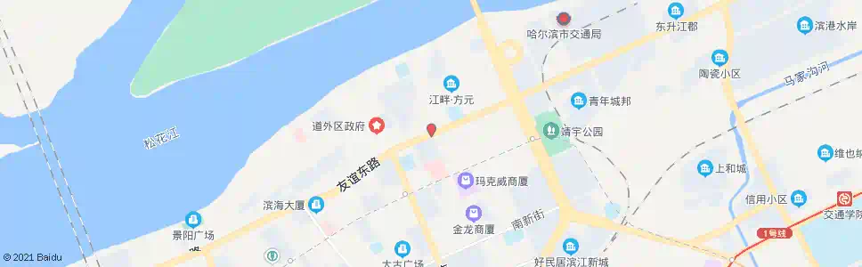哈尔滨道外北十六道街_公交站地图_哈尔滨公交_妙搜公交查询2025