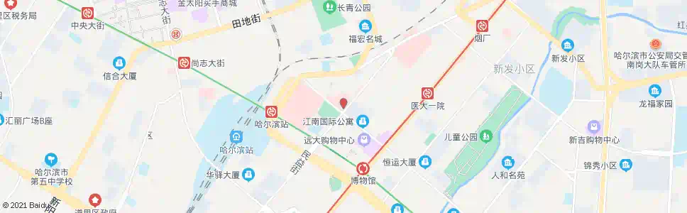 哈尔滨省医院南岗分院_公交站地图_哈尔滨公交_妙搜公交查询2025