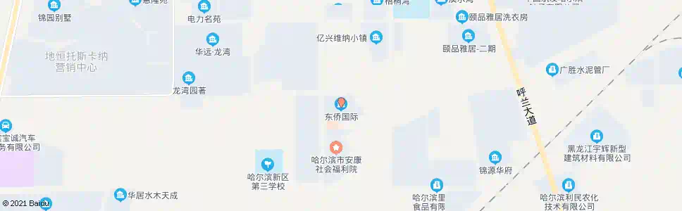 哈尔滨东侨国际_公交站地图_哈尔滨公交_妙搜公交查询2025