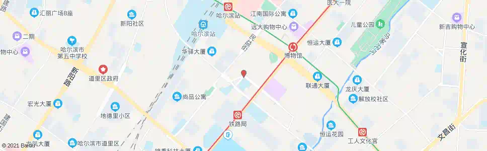 哈尔滨北京街(满洲里街口)_公交站地图_哈尔滨公交_妙搜公交查询2025