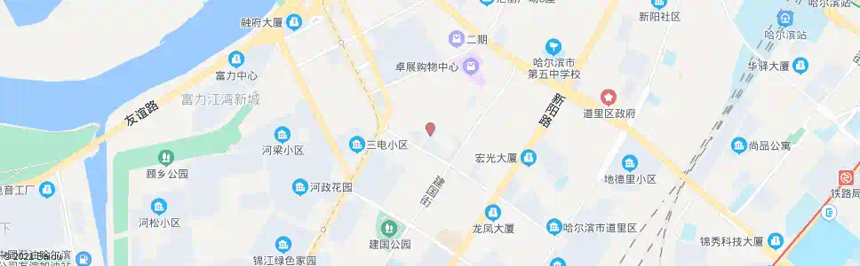 哈尔滨河广街_公交站地图_哈尔滨公交_妙搜公交查询2025