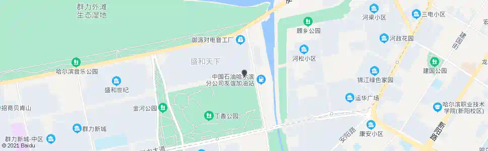 哈尔滨群力第一大道上江街口_公交站地图_哈尔滨公交_妙搜公交查询2025