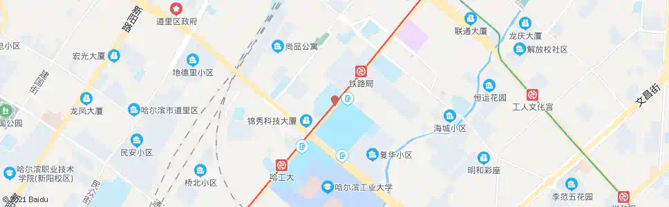 哈尔滨哈工大站_公交站地图_哈尔滨公交_妙搜公交查询2025