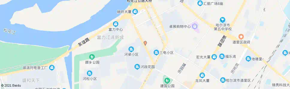 哈尔滨达道街_公交站地图_哈尔滨公交_妙搜公交查询2025