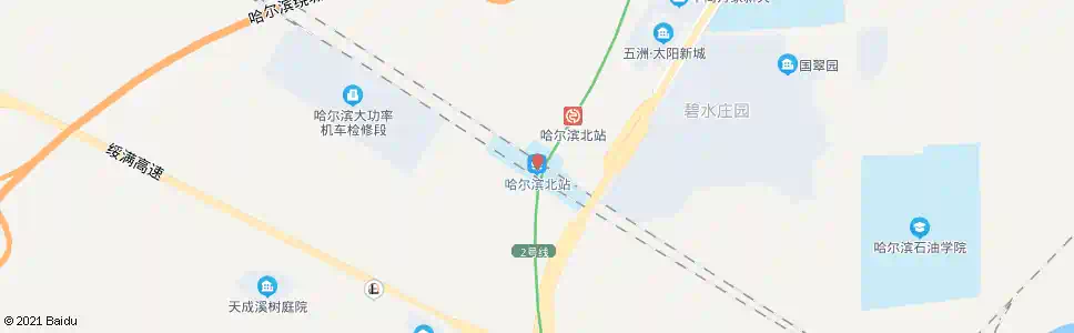 哈尔滨北新路口_公交站地图_哈尔滨公交_妙搜公交查询2025