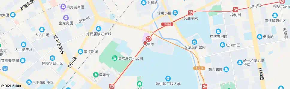 哈尔滨延平街_公交站地图_哈尔滨公交_妙搜公交查询2025