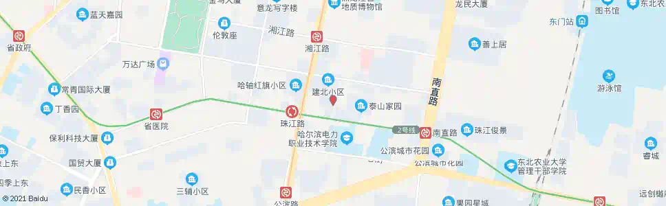哈尔滨建北街_公交站地图_哈尔滨公交_妙搜公交查询2025