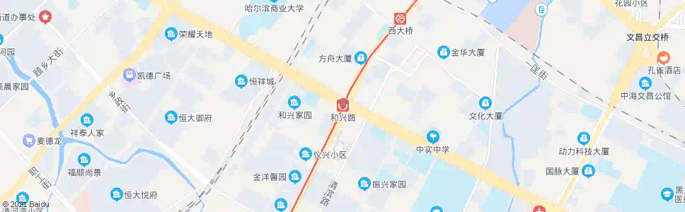 哈尔滨和兴路站_公交站地图_哈尔滨公交_妙搜公交查询2025
