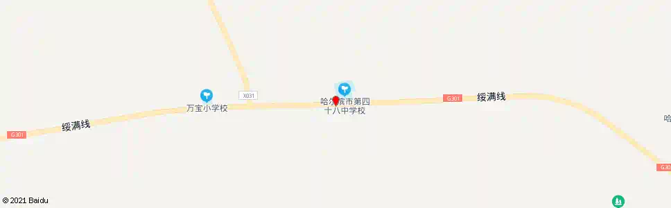 哈尔滨万宝镇道口_公交站地图_哈尔滨公交_妙搜公交查询2025