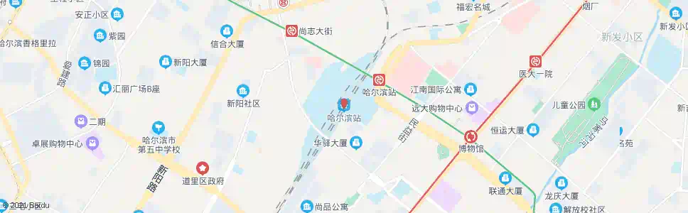 哈尔滨买卖街_公交站地图_哈尔滨公交_妙搜公交查询2025