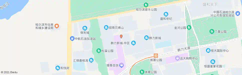 哈尔滨丽江路群力第一大道_公交站地图_哈尔滨公交_妙搜公交查询2025