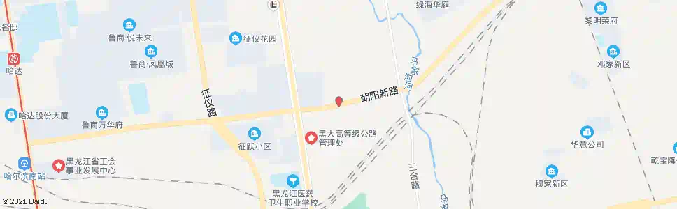 哈尔滨朝阳屯_公交站地图_哈尔滨公交_妙搜公交查询2025