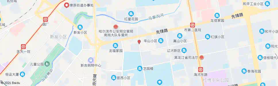 哈尔滨先锋路(华山路口)_公交站地图_哈尔滨公交_妙搜公交查询2025