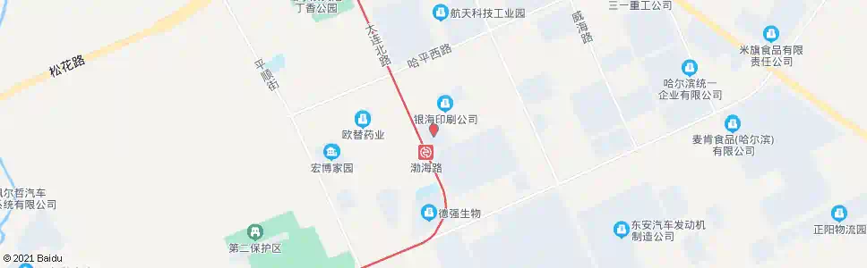 哈尔滨省新承包装公司_公交站地图_哈尔滨公交_妙搜公交查询2025