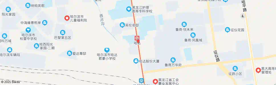 哈尔滨机电工程学院_公交站地图_哈尔滨公交_妙搜公交查询2025