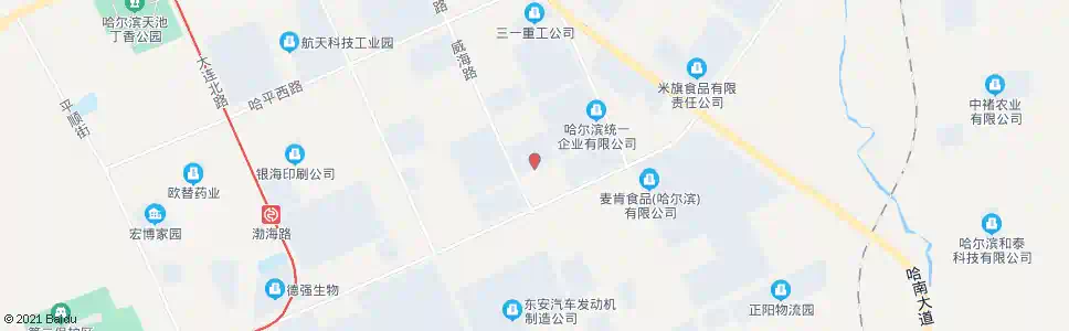 哈尔滨九三五厂_公交站地图_哈尔滨公交_妙搜公交查询2025