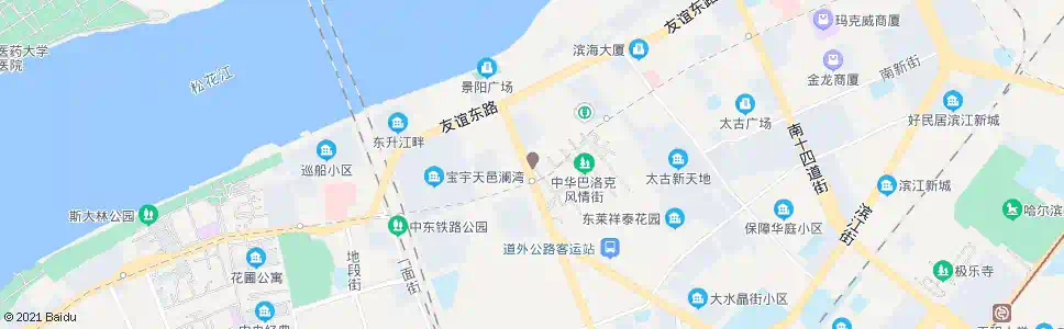 哈尔滨靖宇街_公交站地图_哈尔滨公交_妙搜公交查询2025